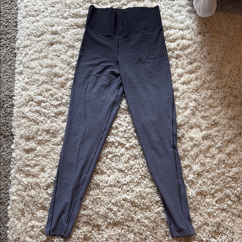 Blue High Waist Adidas Leggings